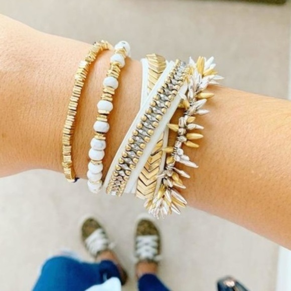 :: S&D Gilded Path Double Wrap Bracelet - Picture 6 of 10